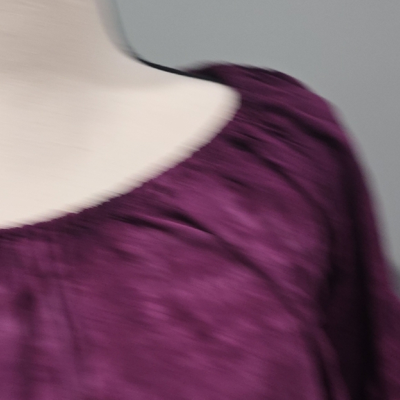 Blue Life Asymmetrical Off-Shoulder Dress in Purple - Picture 6 of 6